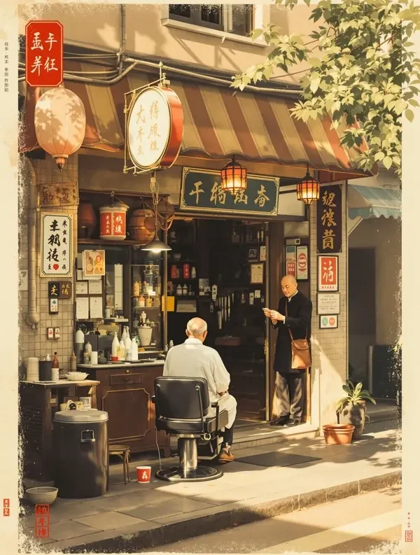 巷口剃头匠封面